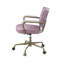 Fauteuil de bureau ergonomique en cuir fleur de qualité supérieure avec hauteur réglable, pivotant sur 360 degrés et support de confort haut de gamme.