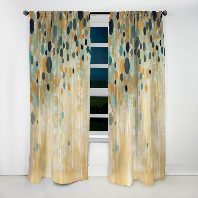 I'll Take It Under Consideration VIII - Minimalism Abstract Blackout Curtain - 1 Panels, 52" W x 63" L
