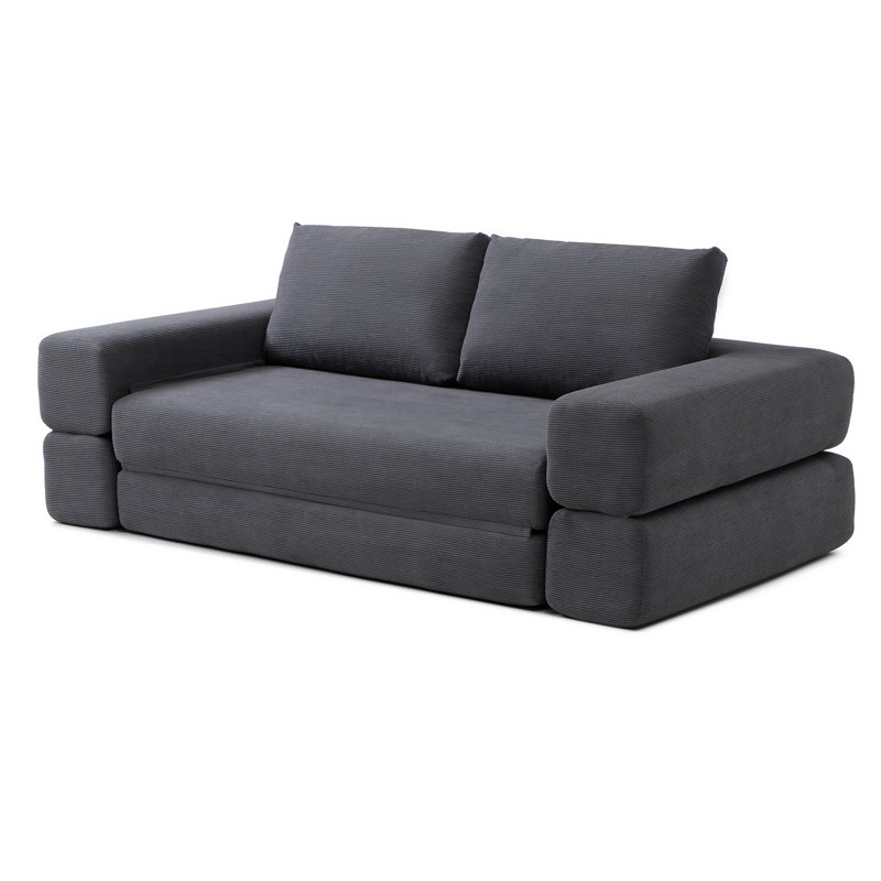 Canapé-lit Boneless, Gris