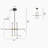 Neydi 7 - Light 32.5'' Sputnik Unique Modern Linear LED Chandelier