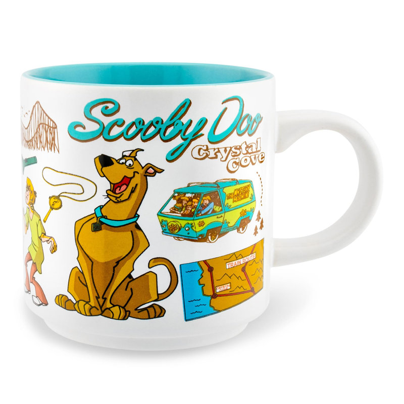Tasse en céramique «Crystal Cove» Scooby-Doo and the Gang | Peut contenir 13 onces