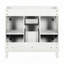 Meuble-lavabo 36 po sans lavabo supérieur, armoire seulement, armoire de rangement moderne avec 2 portes à fermeture douce et 2 tiroirs-115999353