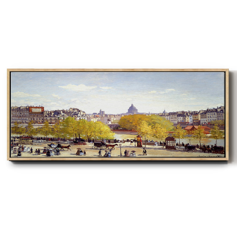 Que Du Lourve 1867 - toile encadrée