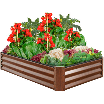 Rollon Metal Raised Garden Bed