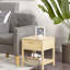 Nadine 40cm W Manufactured Wood Bedside Table