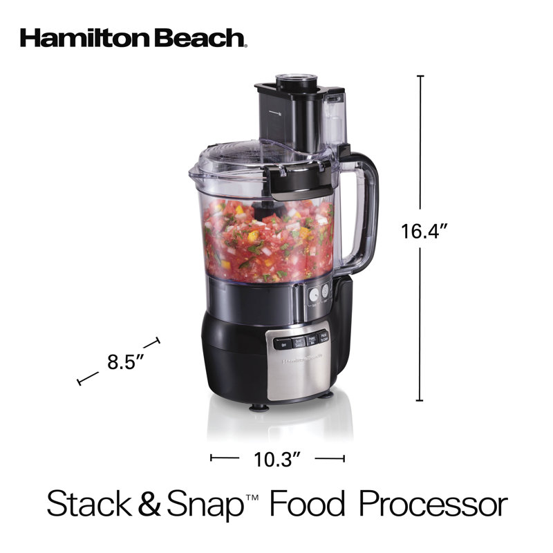 Hamilton Beach Stack & Snap Food Processor