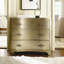 Sanctuary Three-Drawer Shaped Front Gold Chest