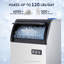 gaomon 120 lb. Daily Production Cube Clear Ice Freestanding Ice Maker