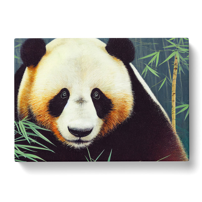 Mysterious Panda - Wrapped Canvas