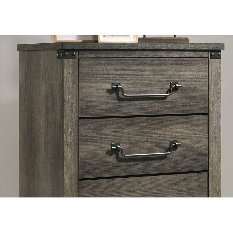 Commode rustique de style rustique avec poignées tombantes