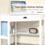 Bureau d'écriture triangulaire blanc doux avec tiroir et tablettes, poste de travail d'angle compact de 29,5 pouces