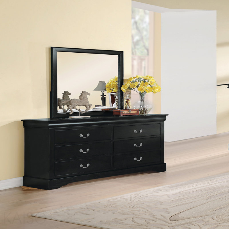 Philippe Iii Black Finish Dresser, Black