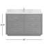 Meuble-lavabo sur pied simple 55 po avec plateau en quartz Calacatta Porto-1407226165-1407202587