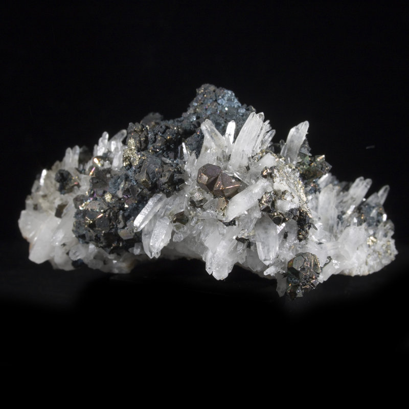 Bornite with Quartz - Butte, Montana