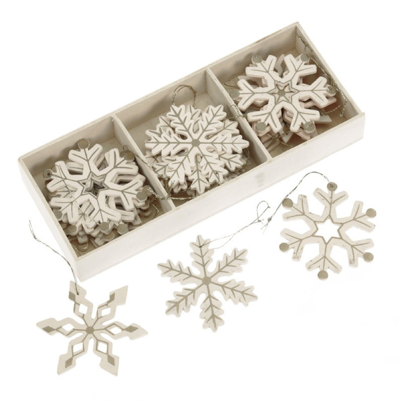 8cm MDF Holiday Shaped Ornament