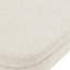Banc de rangement repose-pieds ovale, pieds en bois d'hévéa, beige (43,5 po x 16 po x 16 po)-621831677