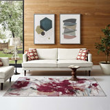 Tapis à motif floral abstrait Modway Blume
