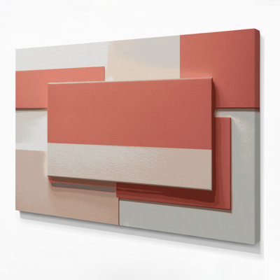 Minimalisme 34, art mural sur toile grise