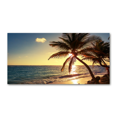 Tropical Beach - Wrapped Canvas Print