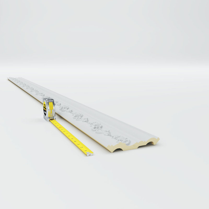 4"H x 3 1/2"P x 5 3/8"F x 94 1/2"L Kent Crown Moulding