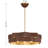 Atherton 5-Light Hubbs in Warm Brass