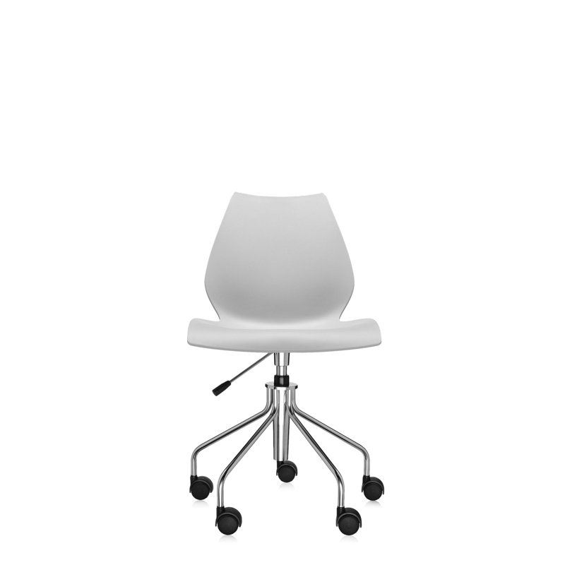 Maui Swivel Task Chair, Pale Gray