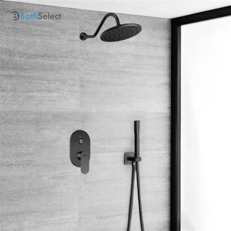 Tête de douche moderne et murale BathSelect 188mm