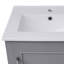 Petit meuble-lavabo moderne avec lavabo, rangement spacieux et 1 porte à fermeture en douceur-1275806334