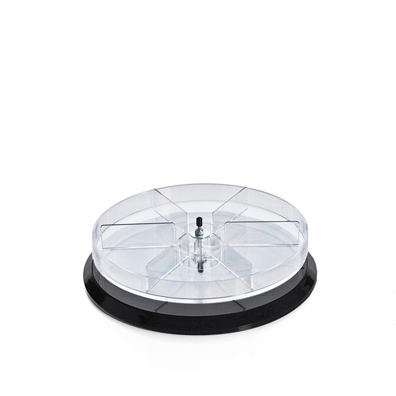 One Tier Revolving Display 2"H x 11"Dia. - 6 Sections
