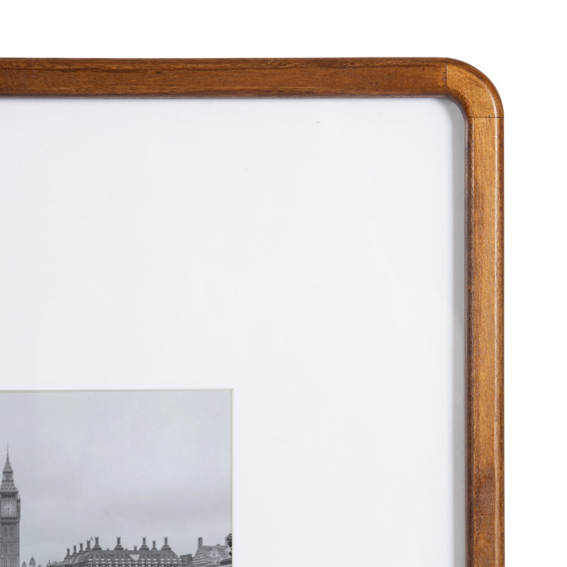 Ensemble de cadres rectangulaires en bois Inglewood, L 5 po x H 7 po, Brun