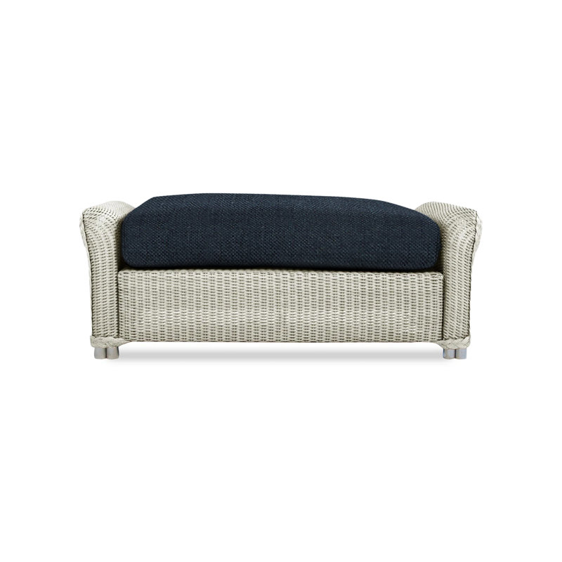 Reflections Outdoor Ottoman, Sandberg Flax, Mink