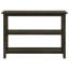 Console Deep Merlot avec 2 tablettes