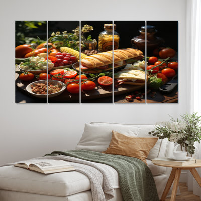 " Picnics Food Photography " 5 - Pieces