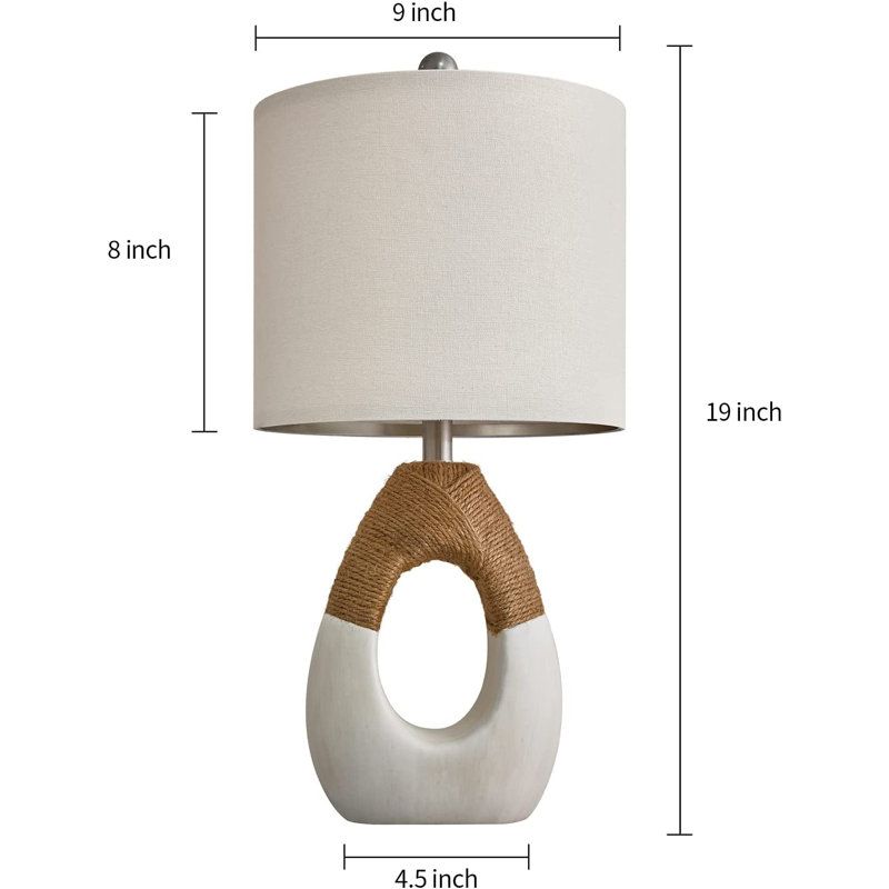 Lampe de table en résine