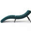 Chaise longue avec tissu en velours