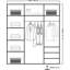Modern Double Sliding Door Wardrobe in /Grey/Oak/White-337751675-337751670