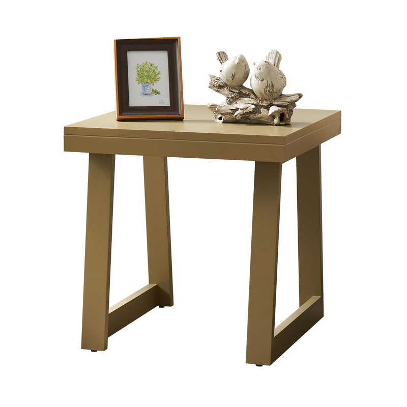 Table de bout carrée Charlie, table de chevet avec canapé et table de chevet pour le salon / la chambre à coucher / le bureau