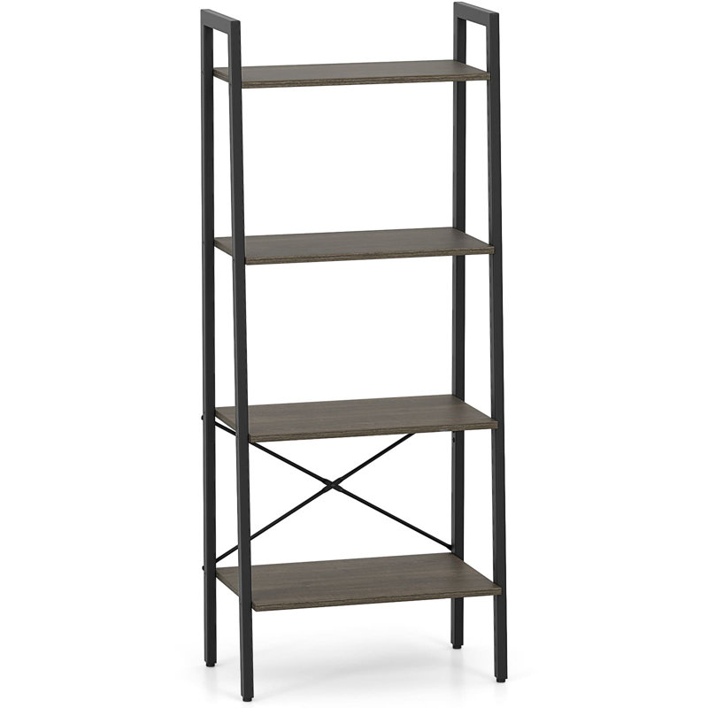 138cm H x 56cm W Metal Ladder Bookcase