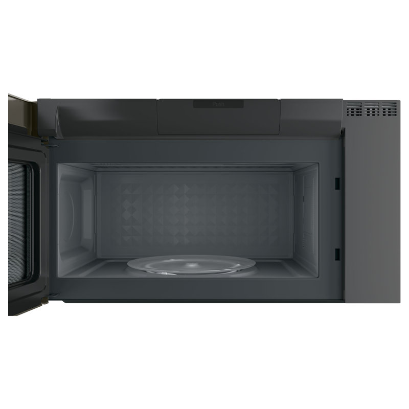 GE Appliances 2.1 Cubic Feet 1000 Watt Over The Range Microwave with Sensor Cooking, Slate