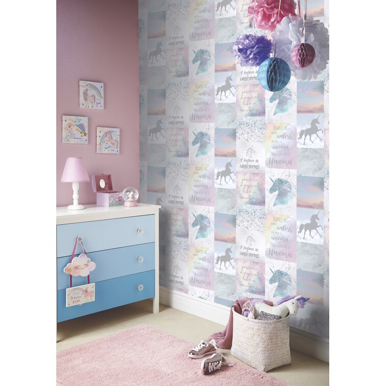 Fleur Harris Field of Dreams Unicorn Wallpaper Collection – Design Life Kids