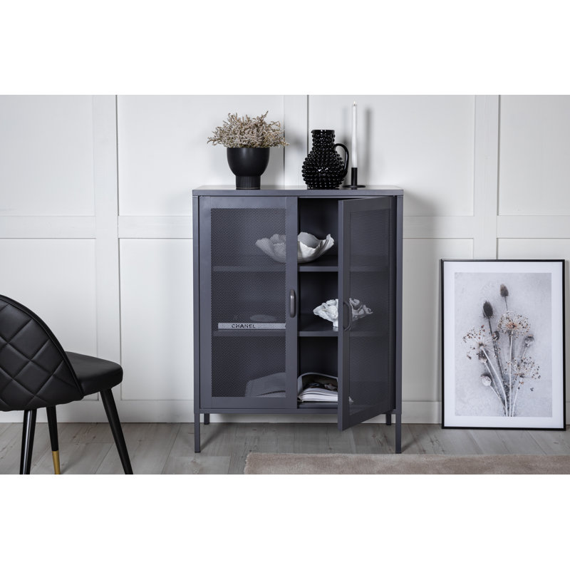 Dirit 2 -Door 2 -Shelf, Grey