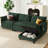105.9'' Wide L-Shaped Comfy Cloud Couch - Chenille Upholstered 4-Seater Sofa for Your Living Room-1685389657