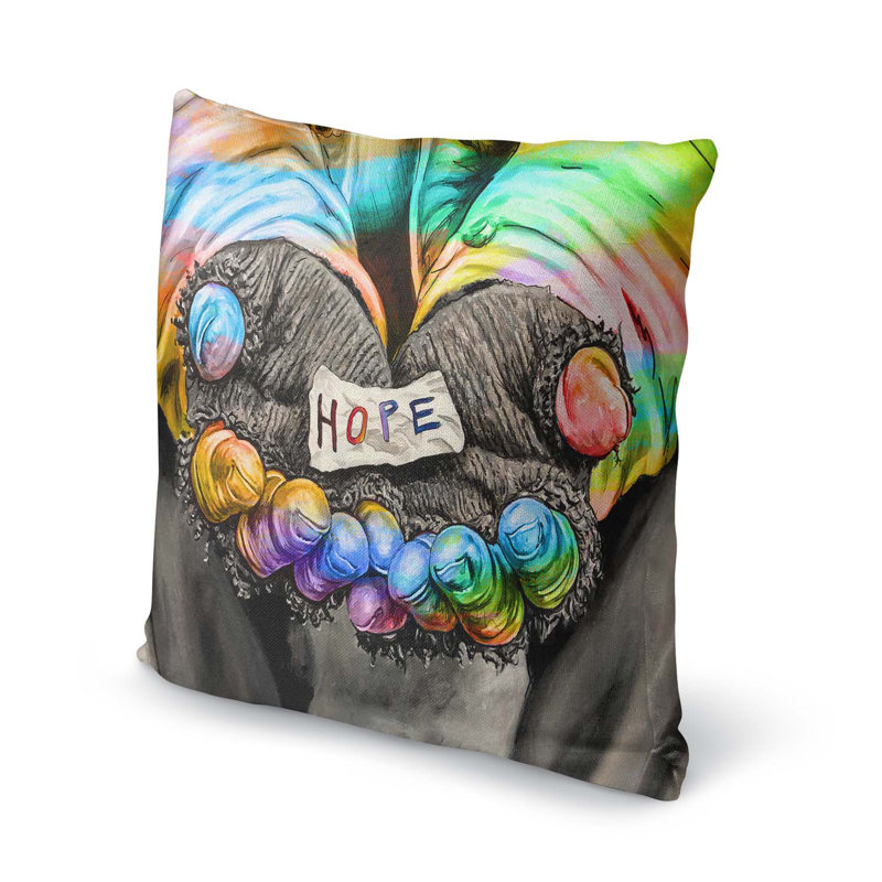 Housse de coussin carrée extérieure/insert, 24" X 24"