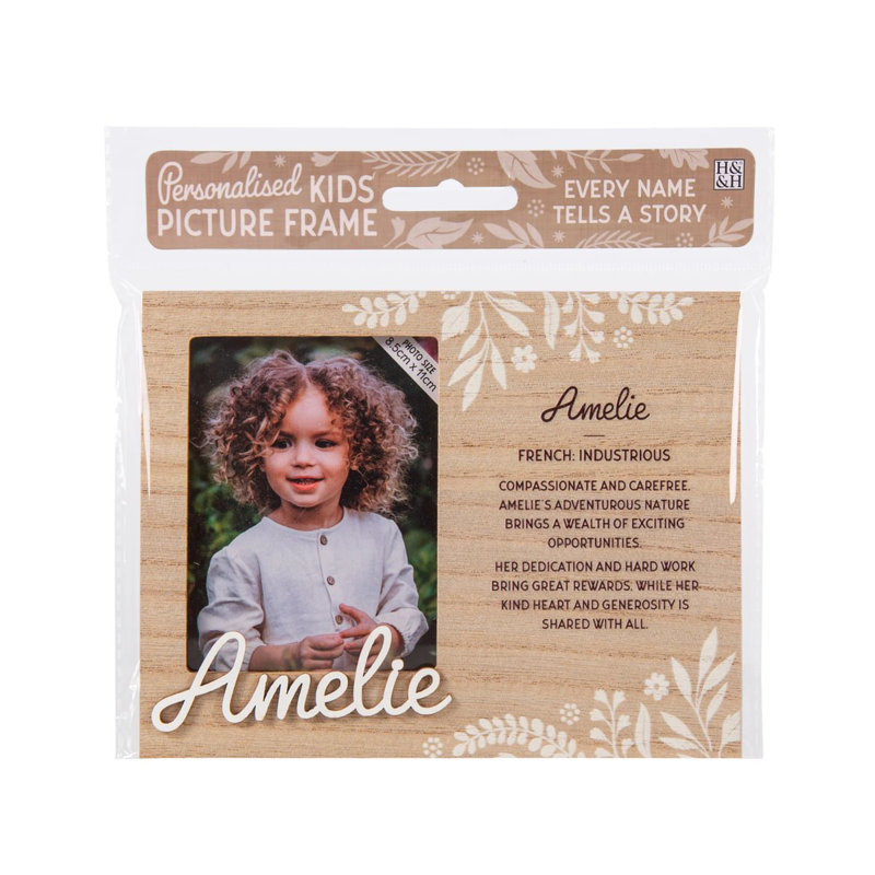 Hazella Tan Solid + Manufactured Wood Picture Frame