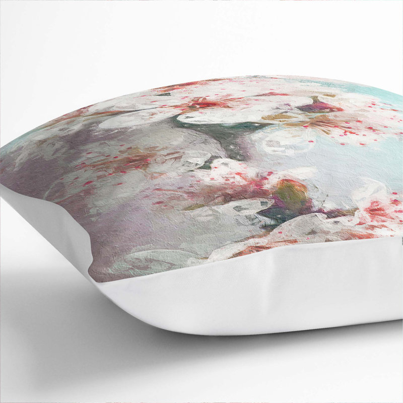 Square Throw Cushion, White, 55cm H x 55cm W x 20cm D