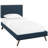 Macie Platform Bed with Round Splayed Legs-539381002-539380992
