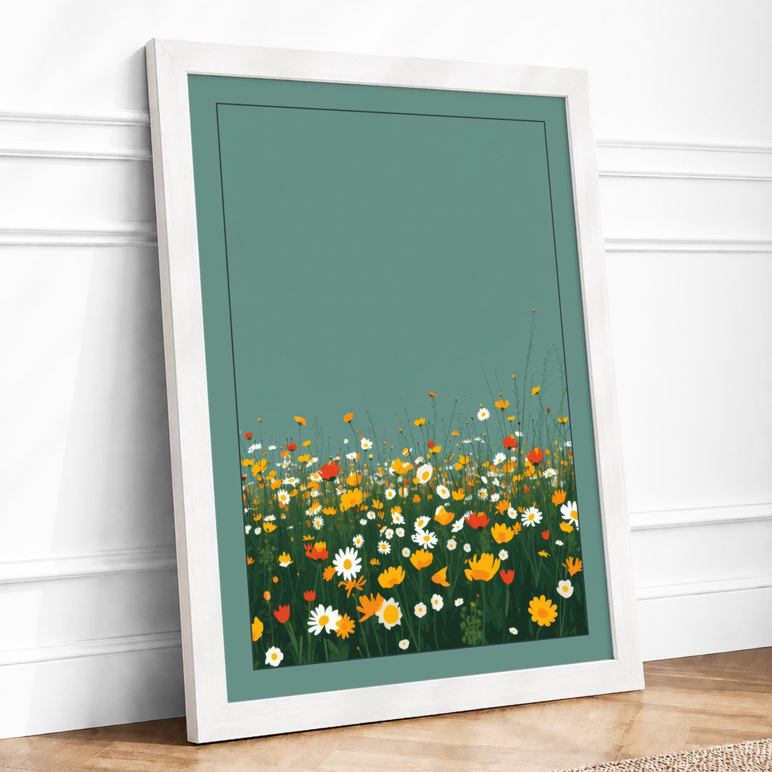 Meadow Bloom Botanical - Framed Print