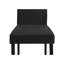 Chaises capitonnées moelleuses 5 pièces brun