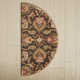 Arden Handmade Wool Dark Brown/Garnet Rug