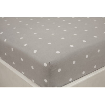 Balke 100% Cotton Percale Fitted Sheet
